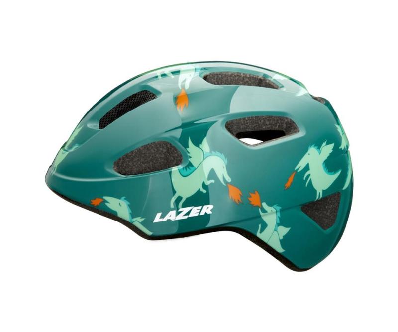 Hjälm Lazer Nutz Dragons grönt spänne