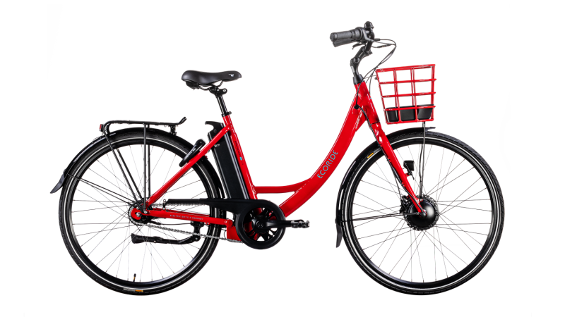 Ecoride Ambassador 7v framhjulsmotor Röd