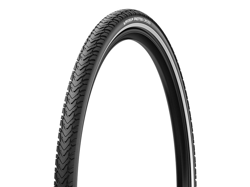 Michelin Protek Copertone 26x1.40 rigido nero riflettente Michelin Protek Copertone 26x1.40 rigido nero riflettente