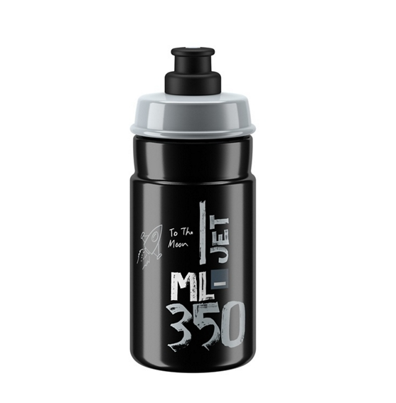 Flaska Elite Jet Svart 350ml