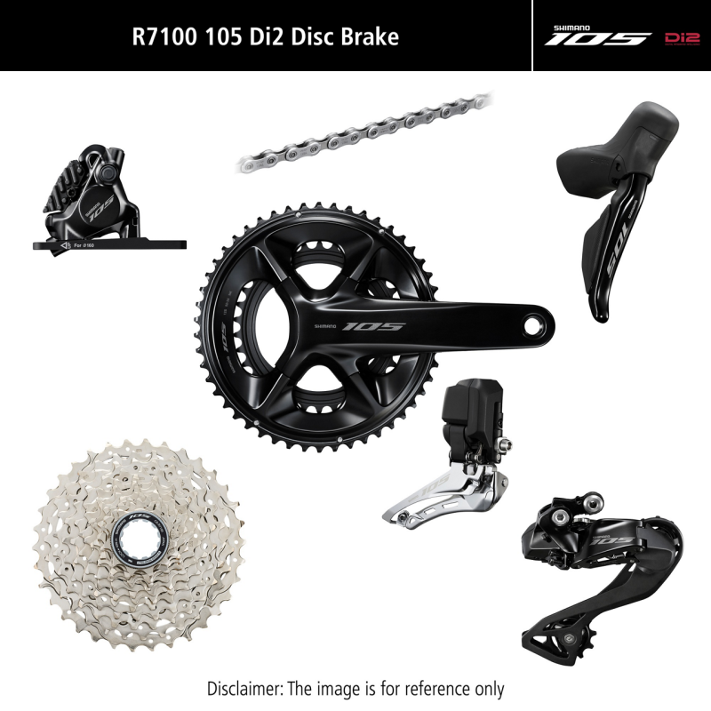 Grupp Shimano 105 Di2 Disc 12d 172,5mm 11-34T