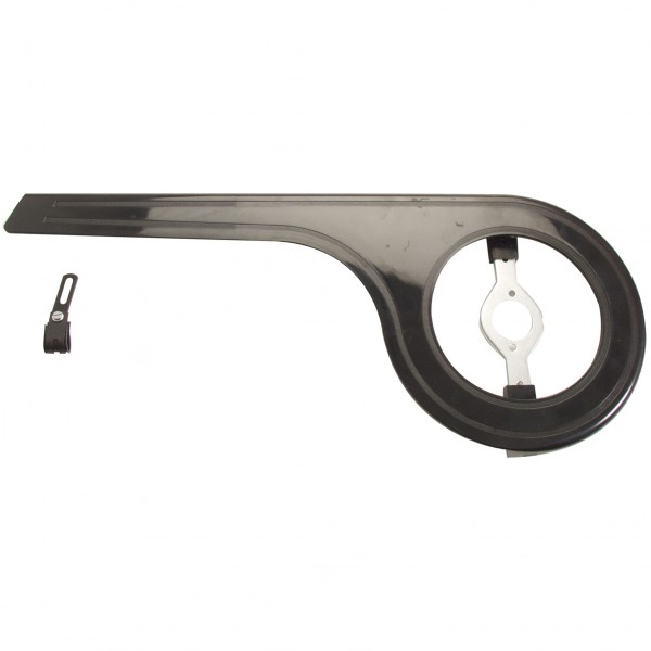 KEDJESKYDD STD 46T SVART, SPECTRA PLAST MED BESLAG L:545MM H:228MM KLICKFÄSTE