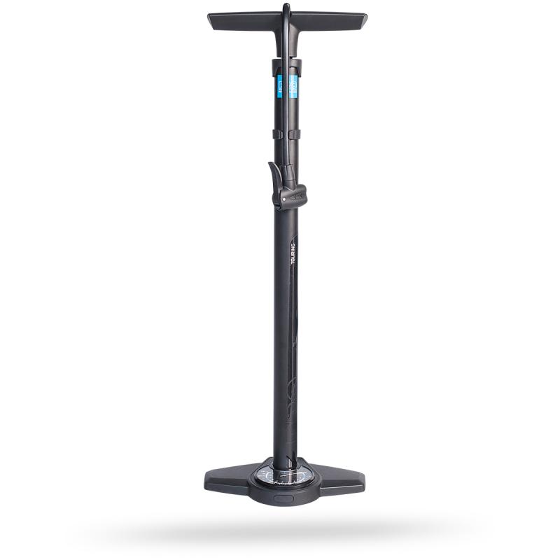 Fotpump Pro Touring Stål Med Mätare
