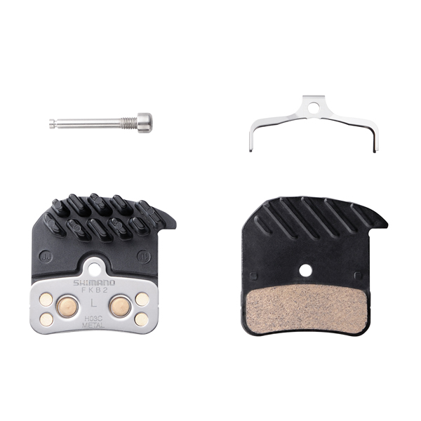 METAL PAD W/FIN & SPRING, H03C, W/SPLIT PIN