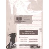 Skivbromsadapter bak 203mm, Bakram=standard, ok=standard