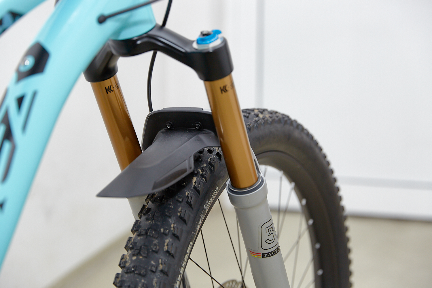 Syncros Trail 2 Fender Fox 34 Fiets Spatbord Voorzijde Zwart