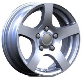 Släpvagnsfälg Alu 5,5Jx14 tum Silver 5/112