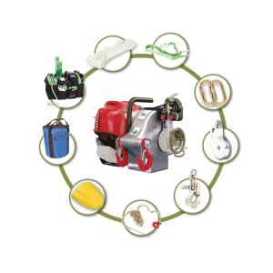 PORTABEL CAPSTAN VINCH PCW-4000 BENSINDRIVEN 1000 KG SKOGSKIT