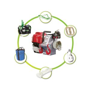 PORTABEL CAPSTAN VINSCH PCW-4000 BENSINDRIVEN 1000 KG GRUNDKIT