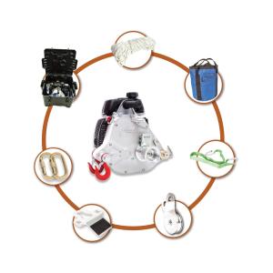 PORTABEL CAPSTAN VINSCH PCW-5000 BENSINDRIVEN 1000 KG OFF-ROADKIT