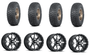 Komplett hjulsats med ITP Terra hook + ITP Cylcone 15" 4/156