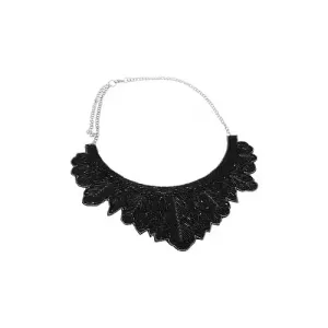 Pipol | Fogli Necklace Black