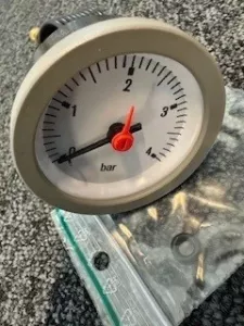NIBE Manometer 0-4 Bar Grey