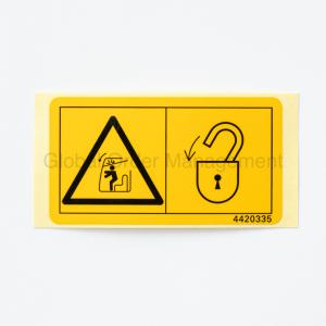 DEKAL 'LÅS RUTA I ÖP