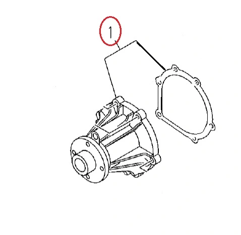 VATTENPUMP 4JJ1