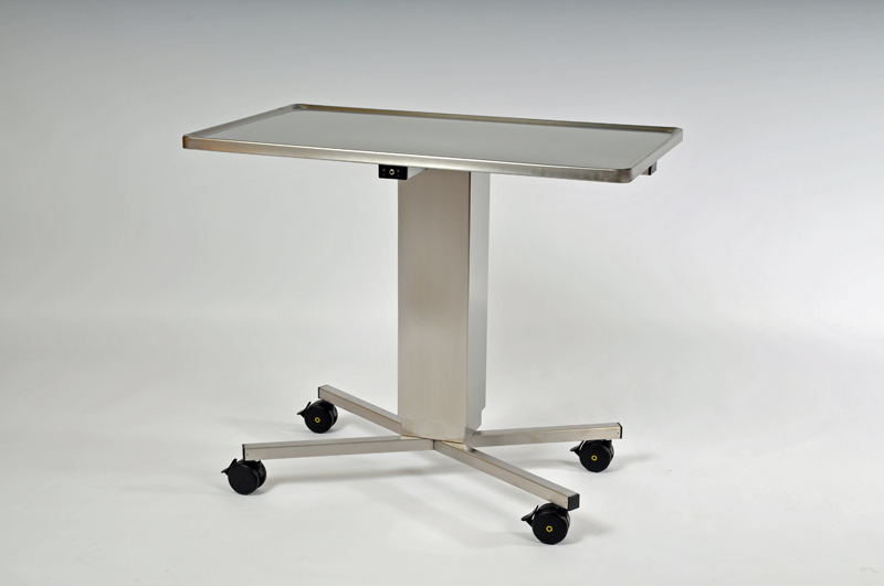 Instrument Table, 950 x 550 mm, Height: 800 - 1200 mm