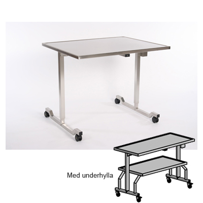Instrument Table, 1200 x 900 mm, Height: 900 - 1400 mm