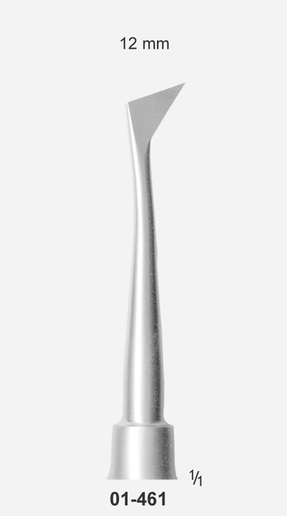 Tooth Elevator, CRYER For Lower Roots Wide Pettern, left, 12mm