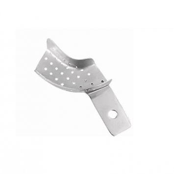 Impression Tray, Partial denture perforated without Rim Lower S