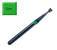 Diamond Drill 805 FG014 Green, Inverted Cone 4st/fp