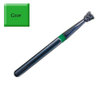 Diamond Drill 805 FG018 Green, Inverted Cone 4st/fp