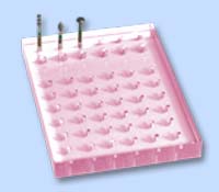 Drill Stand 36 holes 70x80mm Pink FG-HST VST 24 12 holes