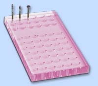 Drill Stand 72 holes 70x140mm Pink FG-HST VST 54 18 holes