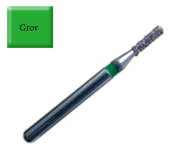 Diamond Drill 835 FG010 Green Flat end Cylinder 4st fp
