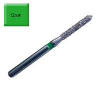 Diamond Drill 885 FG012 Green Beveled Cylinder 4st fp