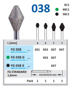 Fg Diamantborr 038 033 G grov
