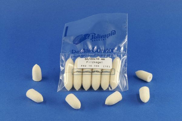 Filtkon Omonterad Ø10x20mm 12st