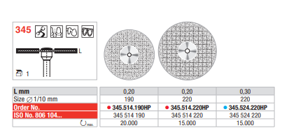 Diamantdisk Hst 345.514.190