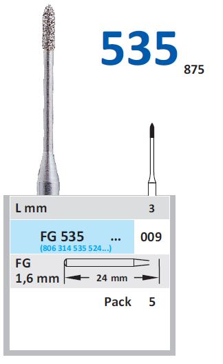 Fg Diamantborr 535 009 5st