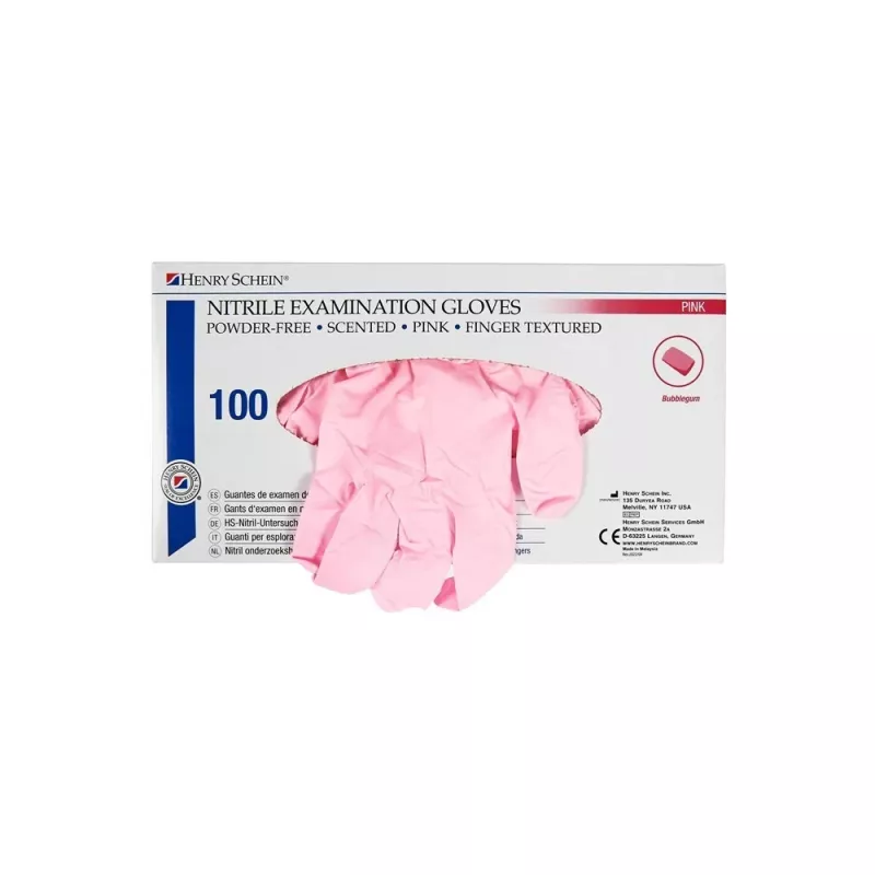 Handske Nitril Rosa med doft L 10x100st