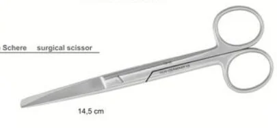 Sax Kirurgi 14,5cm rak