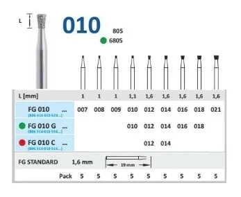 Fg Diamantborr 010 018 G 5st