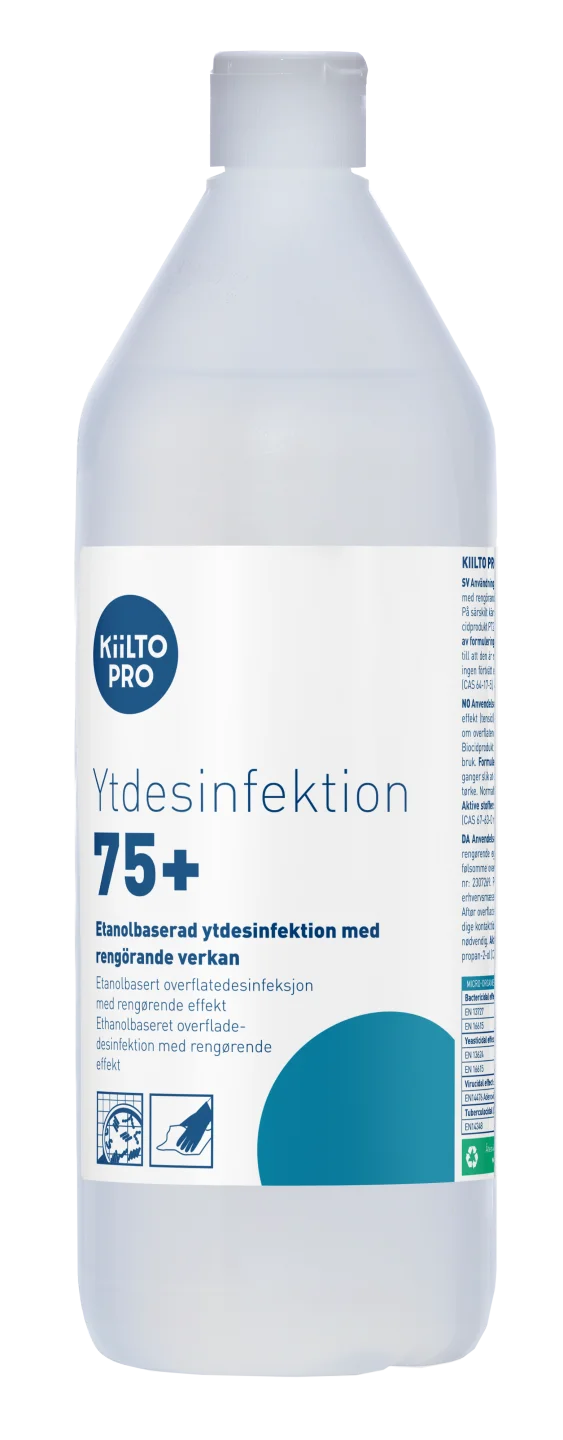 Kiilto Pro Ytdesinfektion 75+, 1 liter