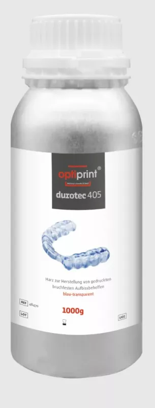 Optiprint Durotec 405 Blå Transparent 500g