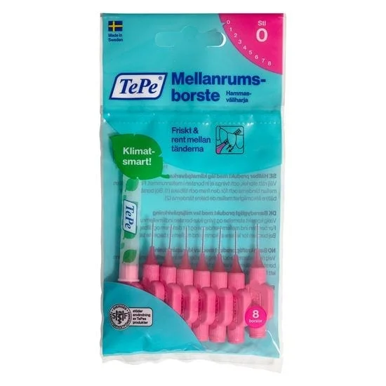 TePe Mellanrumsborste Original 0,4mm Rosa 10x8st
