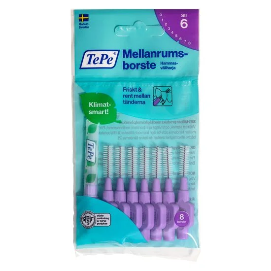TePe Mellanrumsborste Original 1,1mm Lila 10x8st