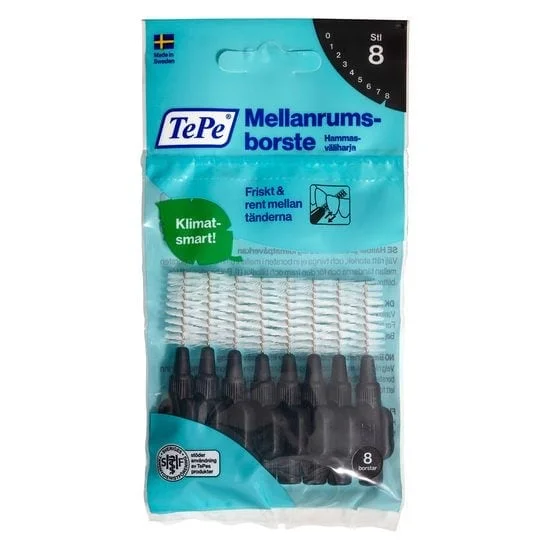 TePe Mellanrumsborste Original 1,5mm Svart 10x8st