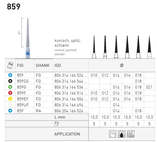 Diamant FG 859.FG.012 5st