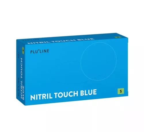 PluLine Nitril Touch Blå S 100st