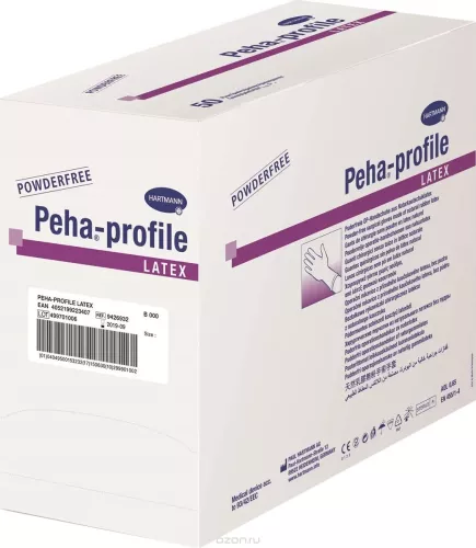OP Handske Peha Profile Plus 6,5 latex 50par