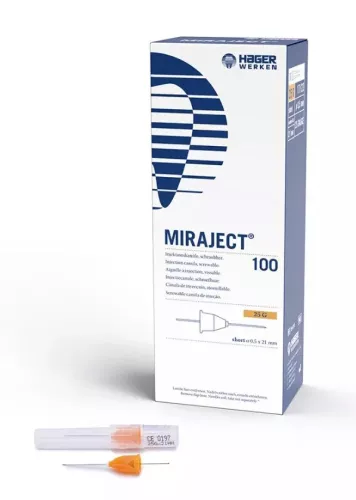 Injektionskanyl Miraject 25G 0,5x21mm 100st