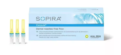 Sopira Injektionskanyl 30G 0,3x12mm Free flow 100st