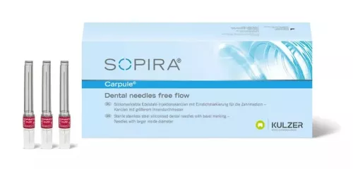 Sopira Injektionskanyl 27G 0,4x38mm Free flow 100st