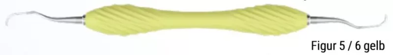 PLULINE Curette Gracey Fig. 5-6 gul