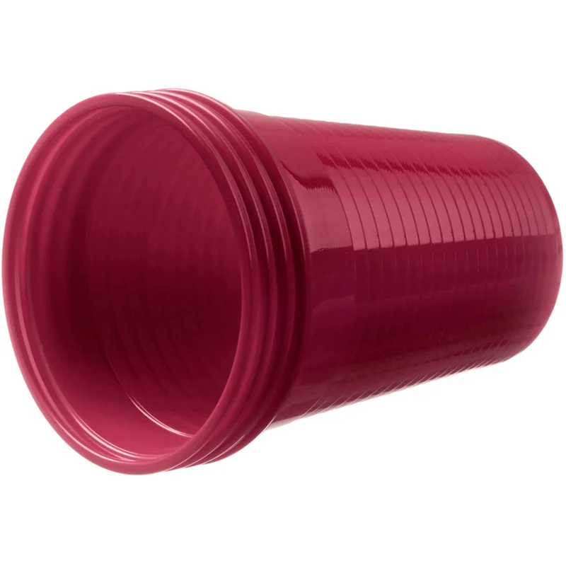 Plastbägare Color Top Vinröd 180ml 1000st