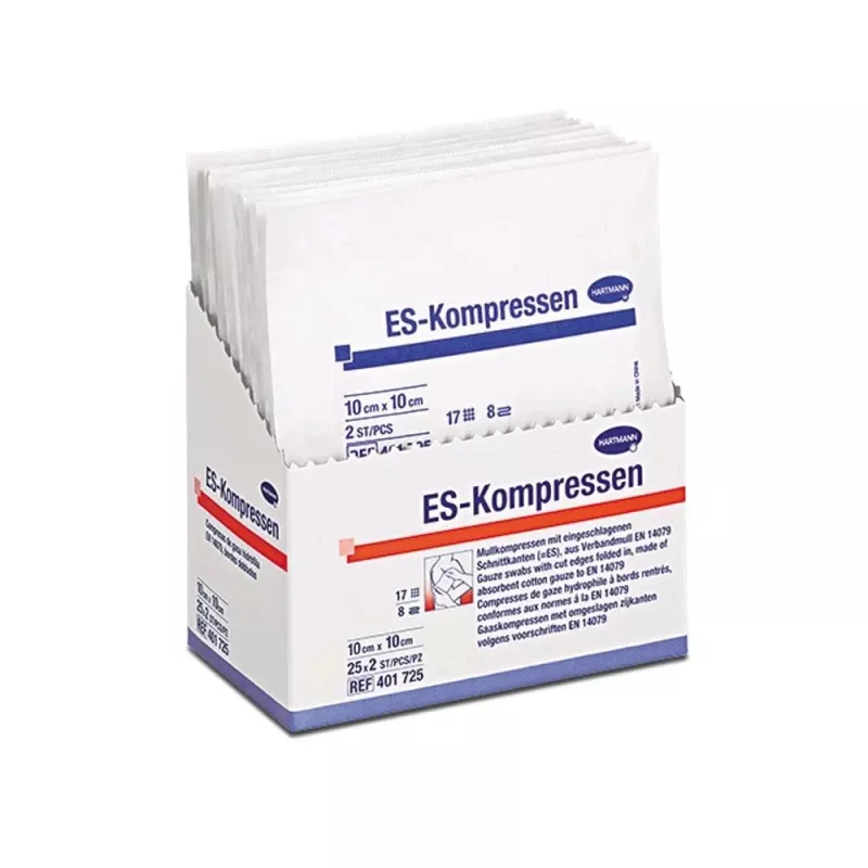 ES-Kompressen 10x10cm steril 10x50st